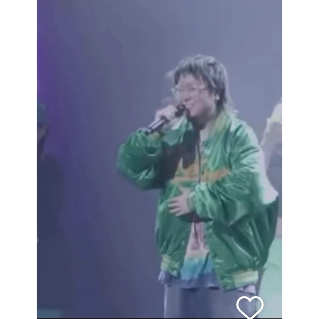 こっちのけんと着用モデル！KEBOZ サテンスタジャン M 【GREEN】の通販