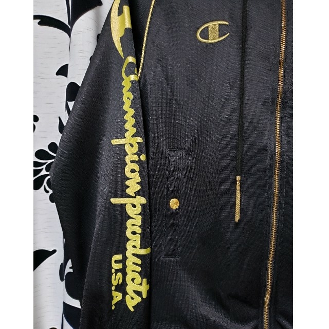 DRESSCAMP - DRESS CAMP ドレスキャンプ 刺繍 ジャージ ゴールド