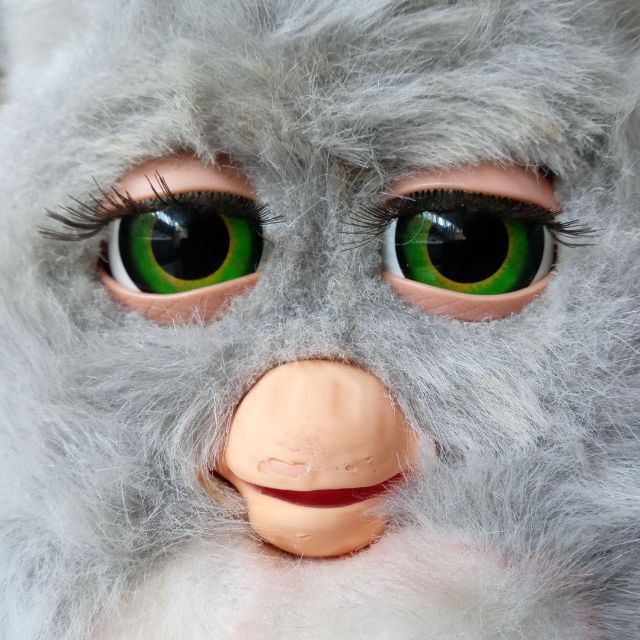 専用ページ】ファービー2 グレー ピンク 緑目 英語 動作確認済み 250の