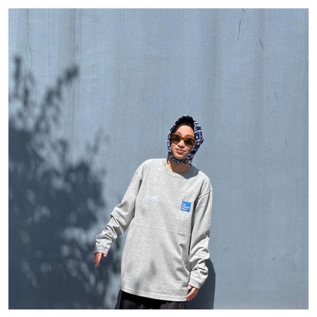 wake. sapporo MINNANO スウェット NAVY-WHI wake.sapporo MINNANO