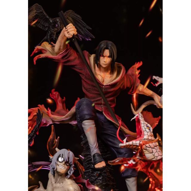 ナルト うちはイタチVSカブト ガレージキット 塗装済み完成品