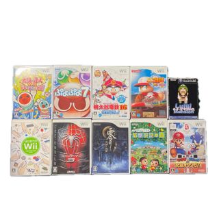 Wiiソフト9つ ゲームキューブソフト1つの通販 by OCT's shop｜ラクマ