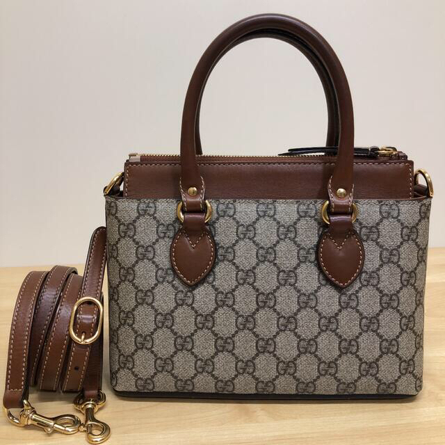 GUCCI ダークブラウン ショルダーバッグ 保存袋付き