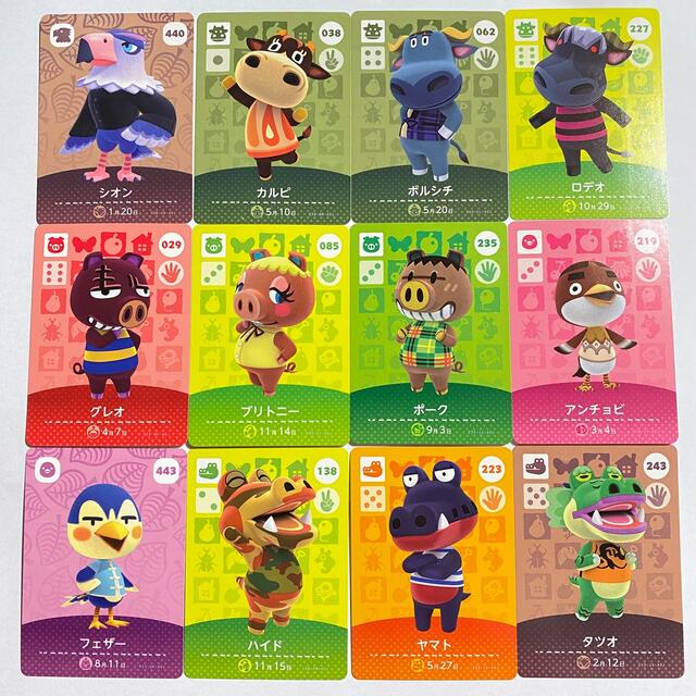 どうぶつの森 amiibo ① まとめ売り バラ売りの通販 by Mickey｜ラクマ