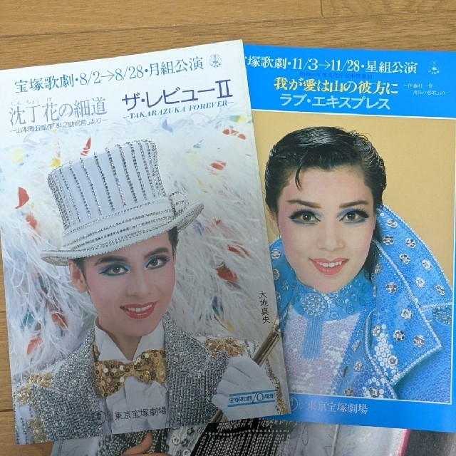 宝塚歌劇団 昭和57〜60年公演パンフレット5冊セット ✕は完売 1冊400