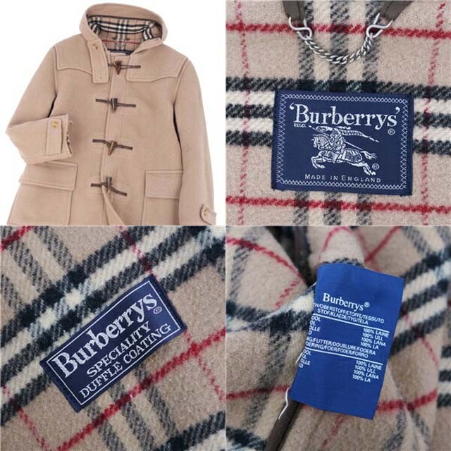 BURBERRY - バーバリー コート 英国製 ダッフルコート メンズ ウール