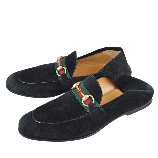 GUCCI - グッチ ローファー ホースビット シェリーライン スウェード