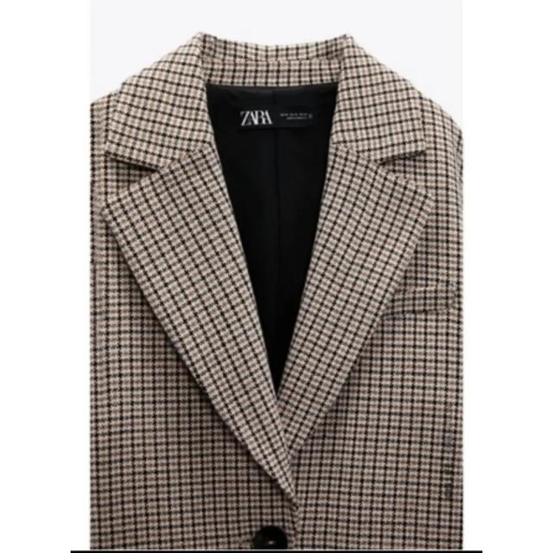 ZARA - 今期完売 ZARA チェック柄 コート S 新品タグ付き 入手困難の