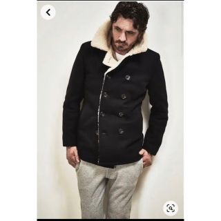 Ron Herman - Ron Herman × schott 別注 ボア ピーコート【グレー】の