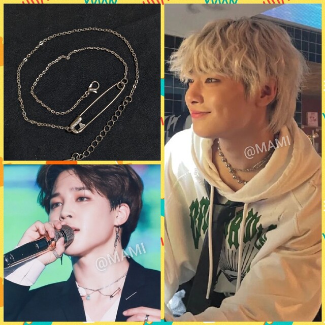 防弾少年団(BTS) - ♥️安全ピンネックレス❤BTS ジミン stray kids
