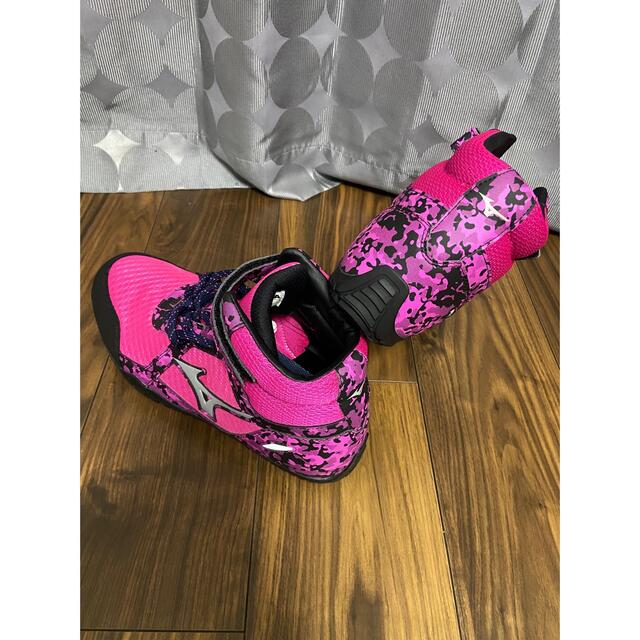 ミズノMIZUNO安全靴オールマイティSD13H限定カラーピンクxシルバー