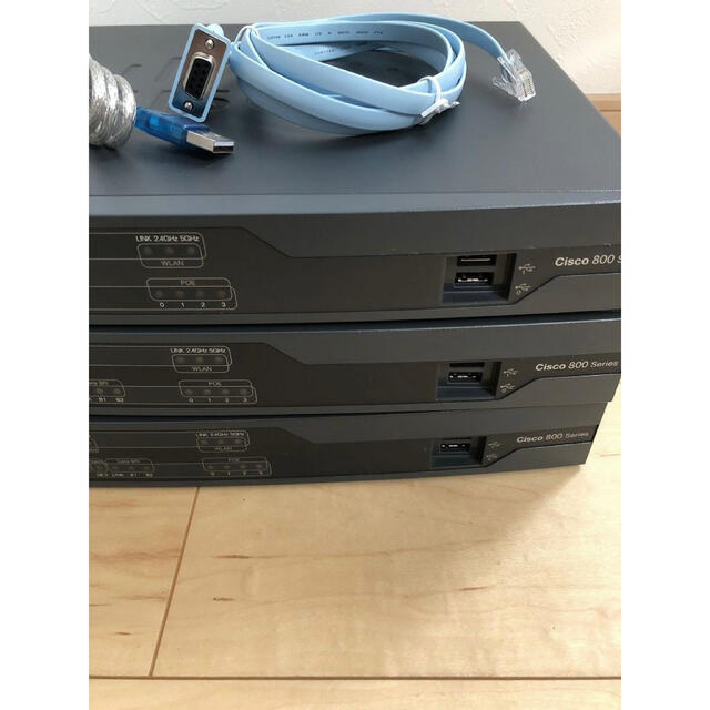 CCNA、CCNP】ルータ3台セットCisco892Jの通販 by ys1980211's shop｜ラクマ