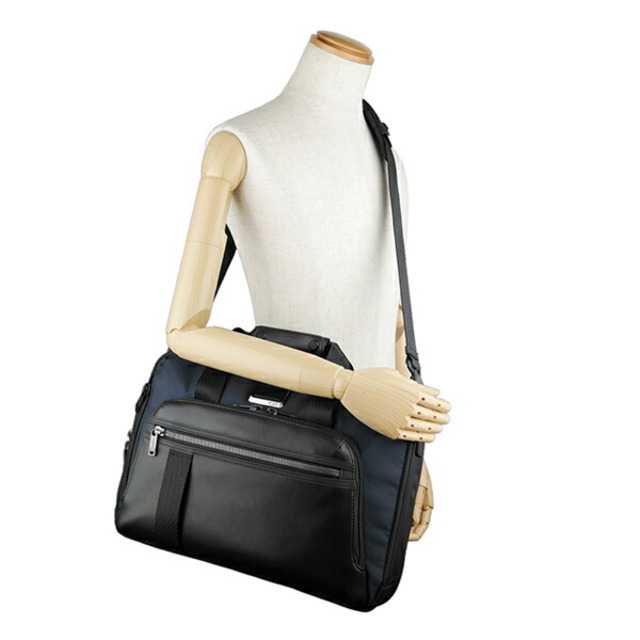 TUMI - 新品 トゥミ TUMI ブリーフケース アルファブラボー ネイビーの