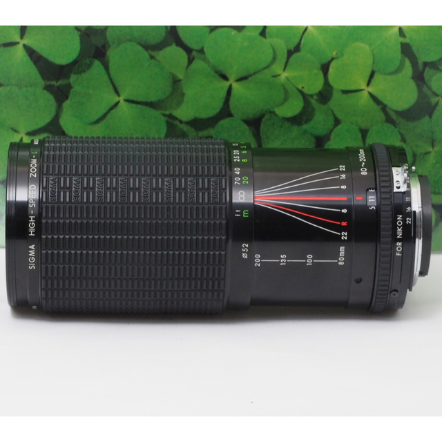 美品】シグマZOOM LENS 80-200mm ⭐️オールドな望遠レンズ⭐️