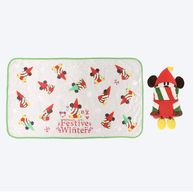 Disney - TDR ディズニー クリスマス リルリンリン ブランケット 毛布