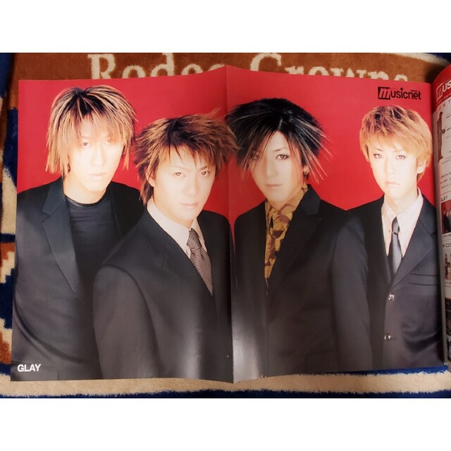 musicnet 2000年2月号 GLAY表紙 綴じ込みポスター付きの通販 by E♡'s