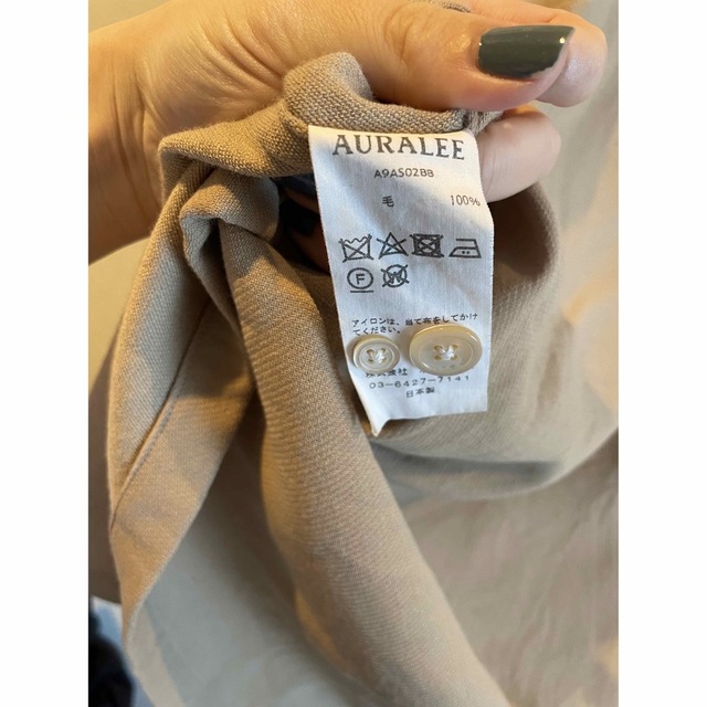 AURALEE - HARD TWIST W BARATHEA SHIRTS size1の通販 by もぴ's shop