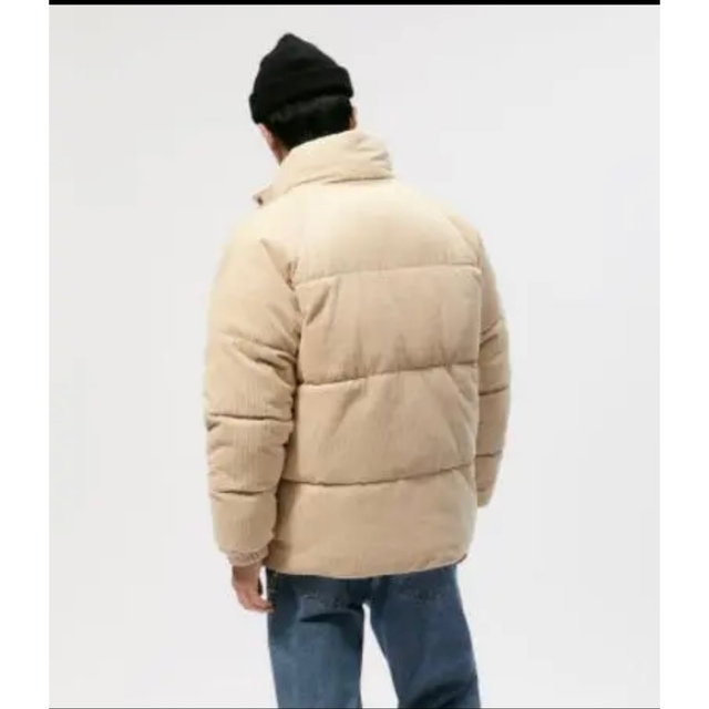 ZARA - ZARA コーデュロイ パフジャケット ダウンジャケット ベージュ