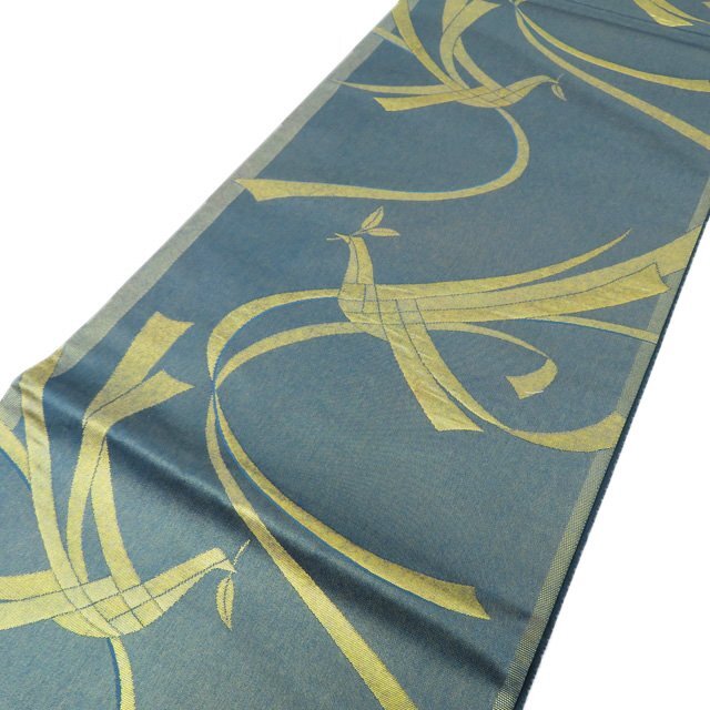 特選 西陣 澤屋重兵衛 古代錦 花喰い鳥 袋帯 A786-8 【未使用】の通販