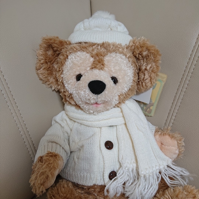 ダッフィー - ディズニー ダッフィー ぬいぐるみ 初期 白セーター 洋服