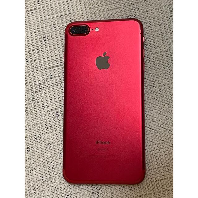 iPhone - iPhone7 plus red 128GB simロック解除済みの通販 by 和