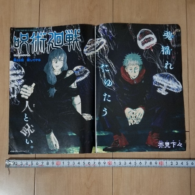 呪術廻戦 ジャンプ巻頭カラー切り抜きの通販 by つくし's shop｜ラクマ