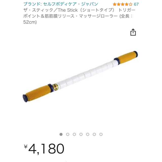 the stick ザ・スティック ショートサイズ 筋膜リリース 筋膜ローラー