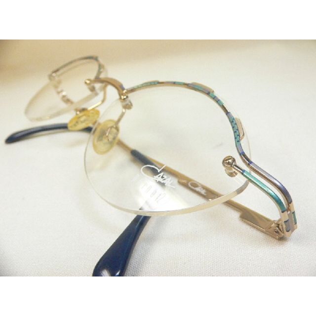 CAZAL ビンテージ眼鏡伊達メガネツーポイントカザール