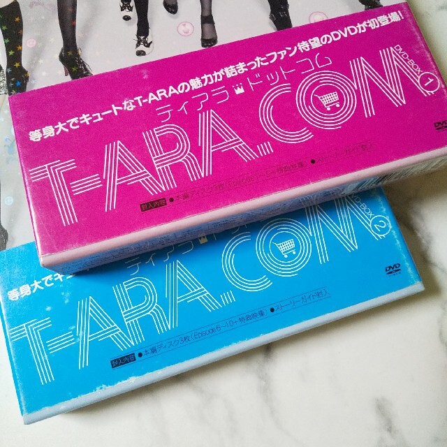 T-ARA.COM ティアラドットコムDVD-BOX1 & DVD-BOX2