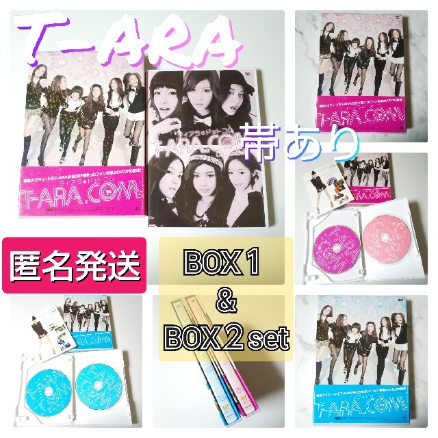 T-ARA.COM ティアラドットコムDVD-BOX1 & DVD-BOX2