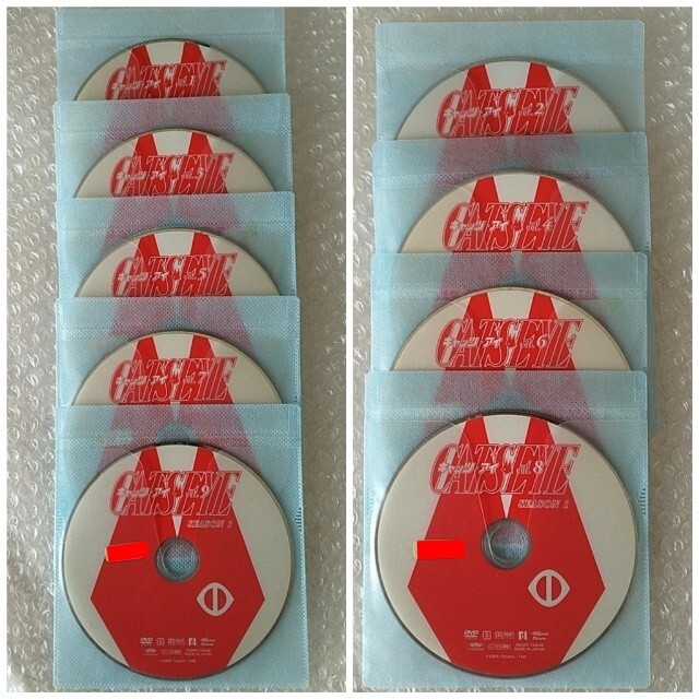 DVD「キャッツ❤アイ (第1期)〈全9巻〉」レンタル落ち ディスクのみ