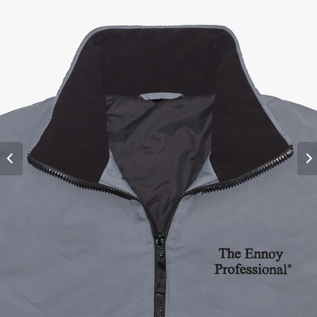 エンノイとスタイリスト私物 NYLON PADDED GRAY セットアップ L