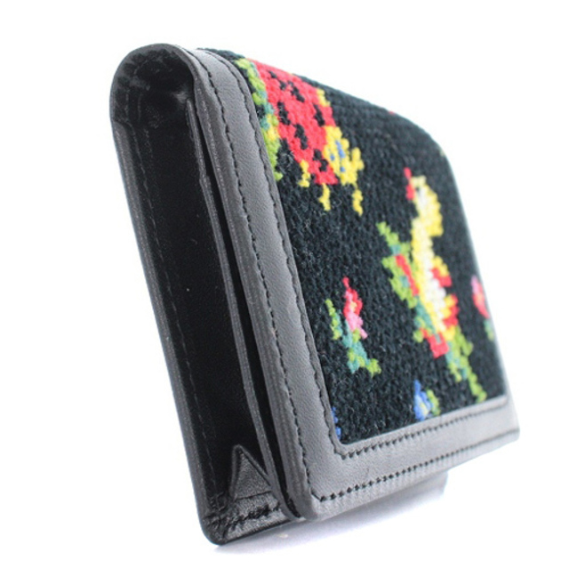 FEILER - フェイラー カードケース ハイジ 切替 レザー 名刺入れ 黒の