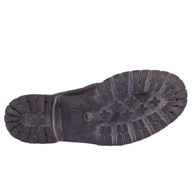 GUCCI - グッチ GUCCI ブーツ ホースビット スウェード レザー