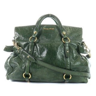 MIU MIU（ショルダーバッグ ・ グリーン・カーキ/緑色系）のフリマ