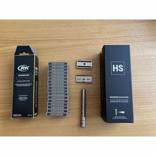 HENSON SHAVING AL13 替刃100枚 セットHENSON SHAVING AL13 替刃85枚付き