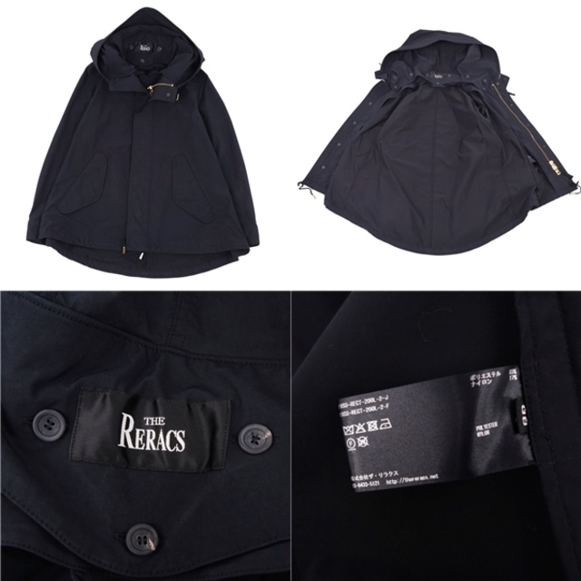 美品 ザ リラクス THE RERACS コート 2way ショート モッズコート