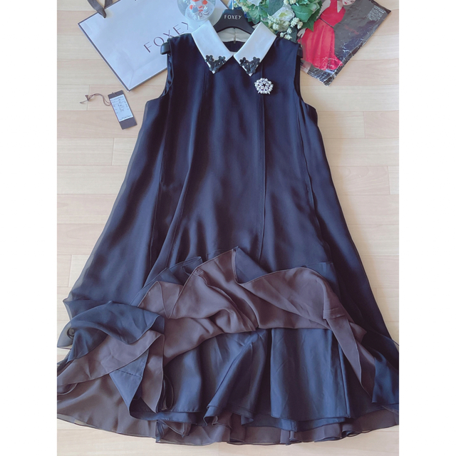 FOXEY - 新品同様！FOXEYドレスフリージアワンピース 40 Reneの通販 by