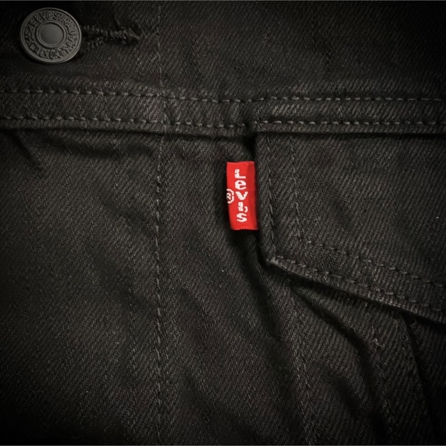 Levi's - [Sサイズ] Levis ブラック デニム カットオフベスト 山田蓮の