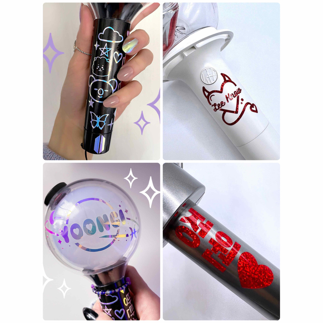 aespa ペンライトデコ ステッカー ペンライト 推し活の通販 by ♡Lulu