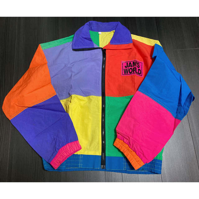 Jams World ジャムズワールド ナイロンジャケット カラフル ブルゾンの