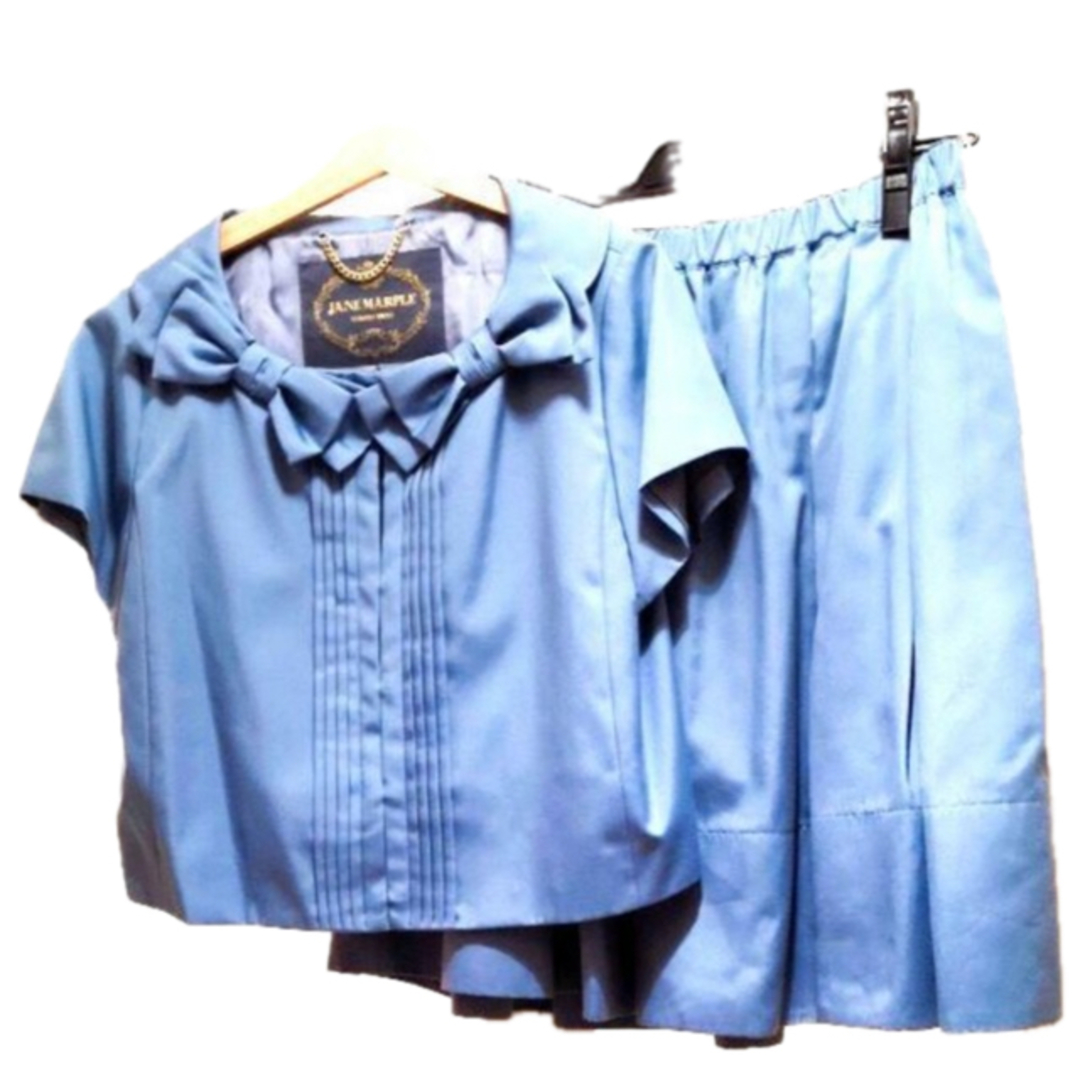 最終価格】W FRONT WOOL DRESS ネイビー 38