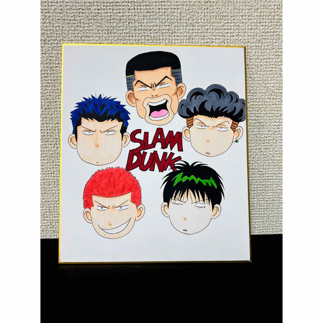 スラムダンク 手書きイラスト 小色紙の通販 by みー's shop｜ラクマ