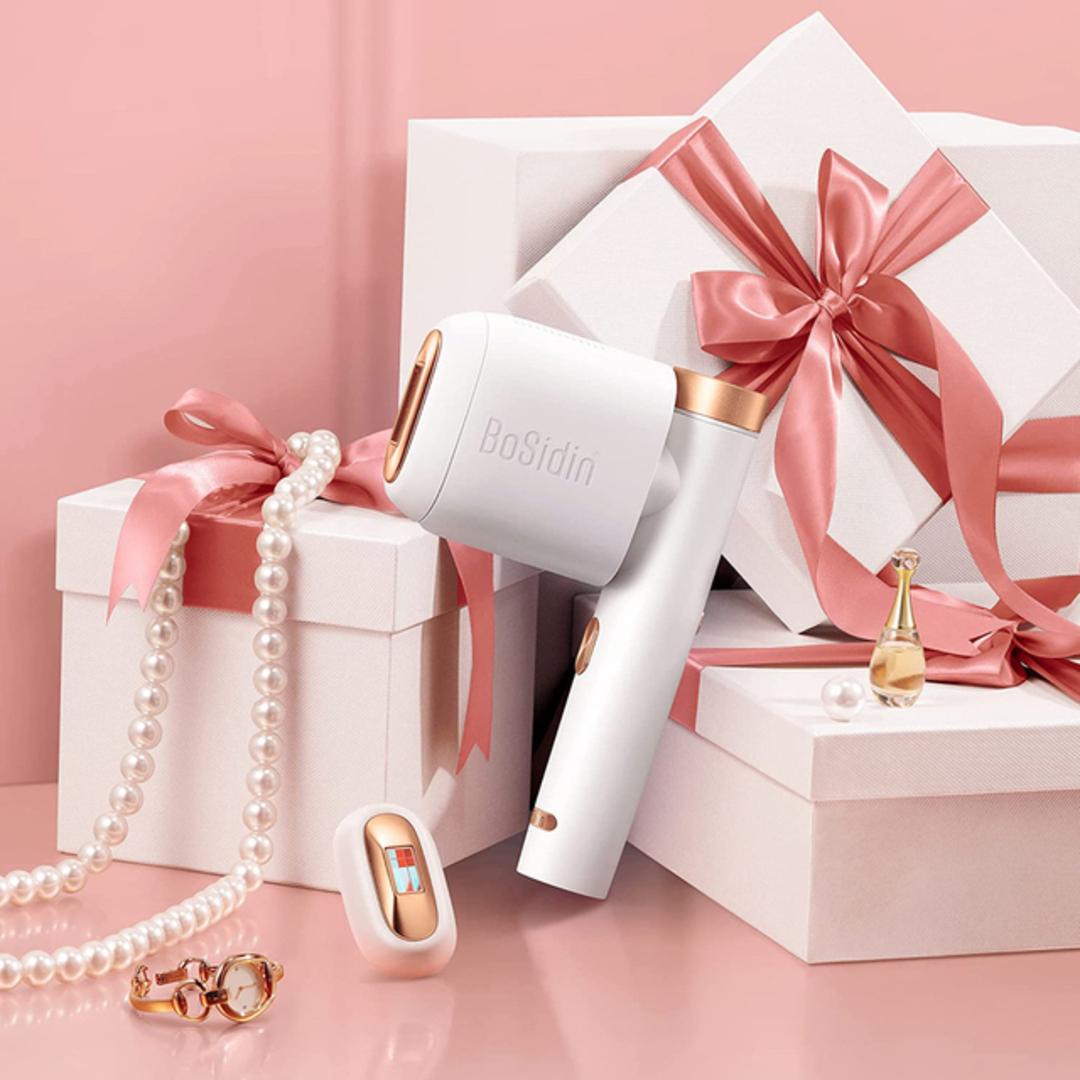 未開封 BoSidin 家庭用脱毛器 無痛 光 メンズ レディース ホワイトの