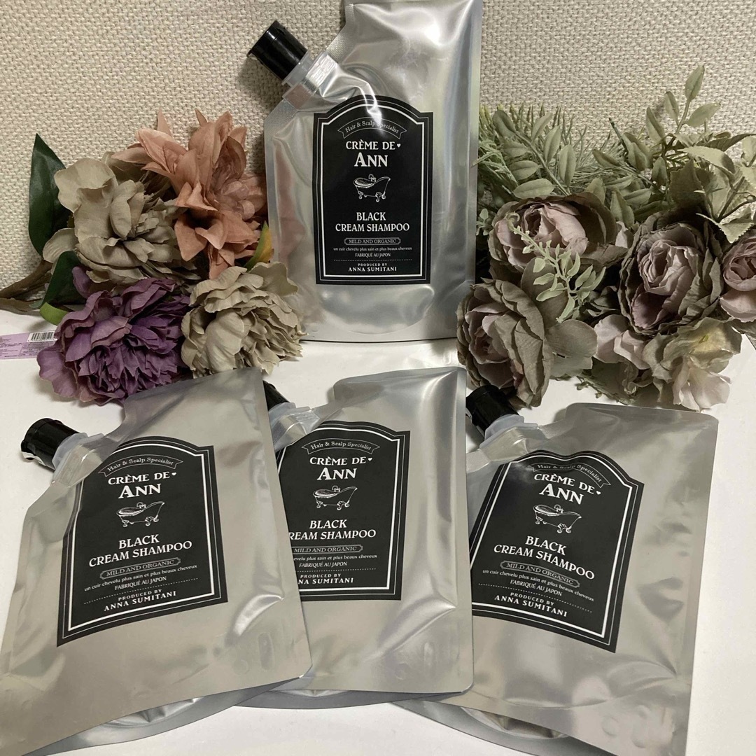 CREME DE ANN BLACK CREAM SHAMPOO 5 本セット CREME DE ANN BLACK