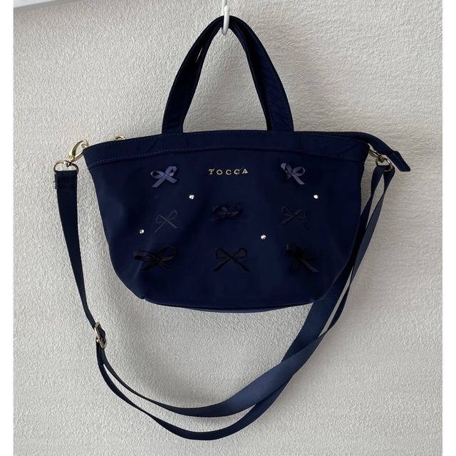 TOCCA - TOCCA トートバッグS 2way リボン ショルダーストラップ付