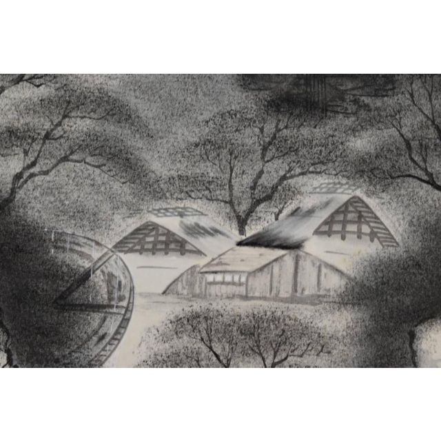 真作】寺田一夫/山水図/掛軸☆宝船☆AB-326の通販 by 掛軸✩宝船✩'s