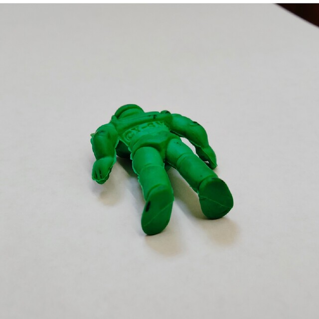 当時物☆激レア☆コンバットマン（緑）(キン肉マン)昭和のキン消しの