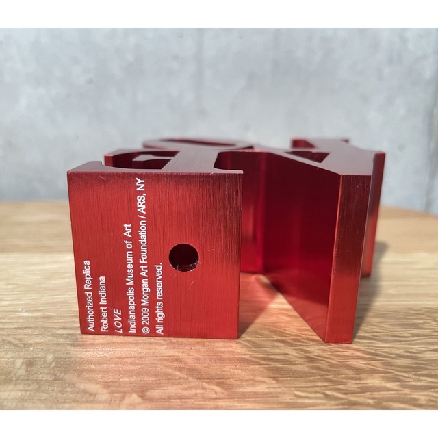 ロバート インディアナ LOVE オブジェ置物 リミテッドエディションの