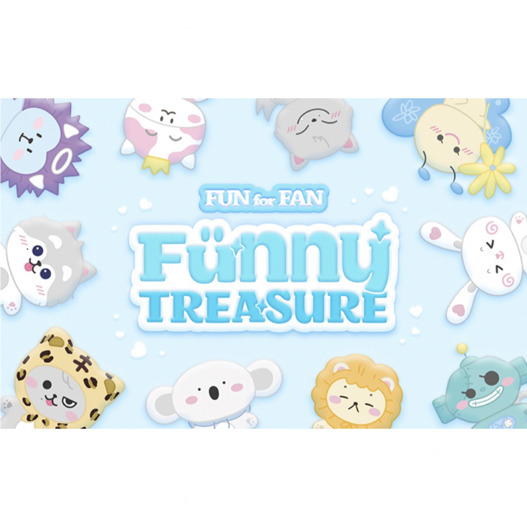 TREASURE - 公式 funny treasure ジフン キーリング トレカ ドールの
